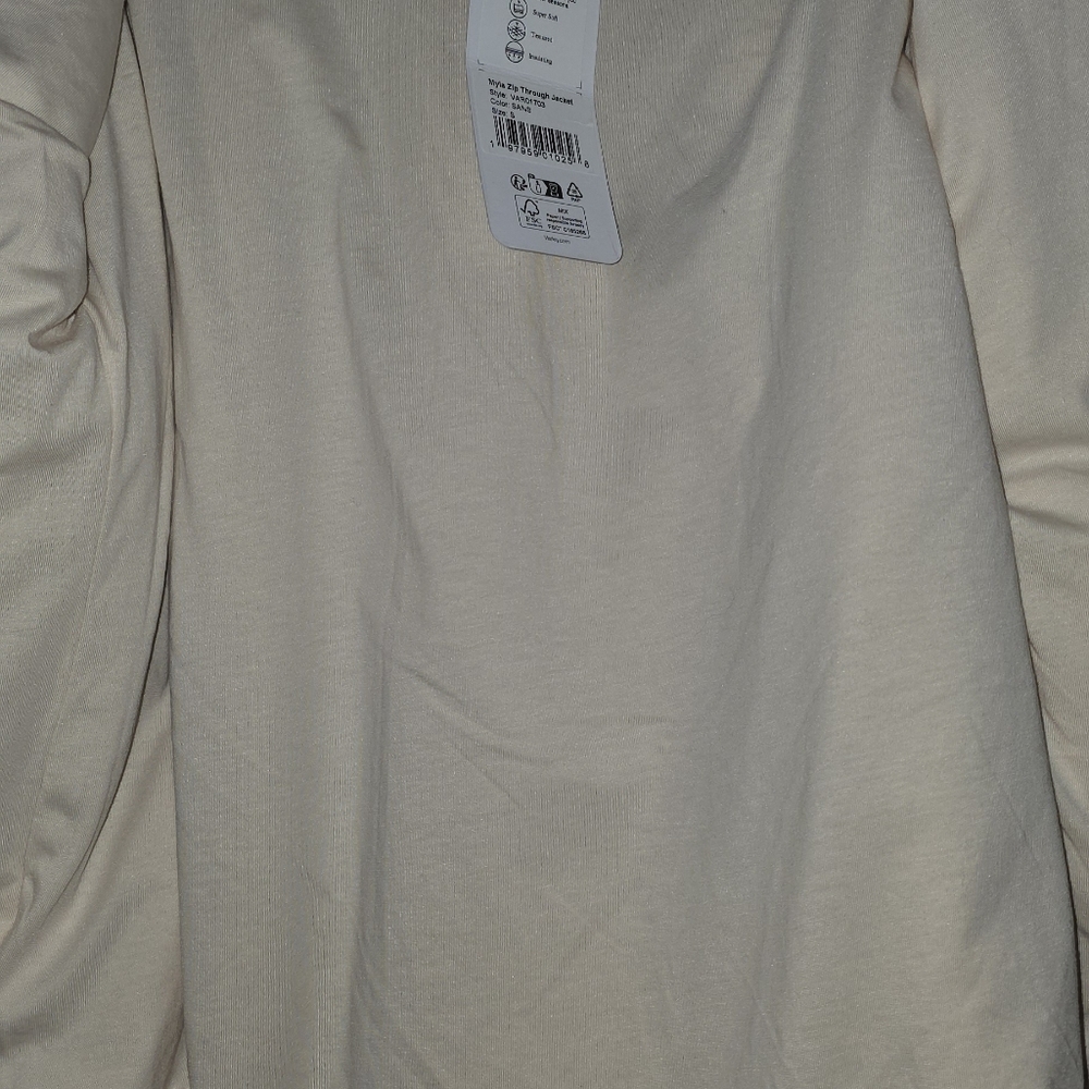 Women's Cream Sherpa Jacket - Picture 8 of 8